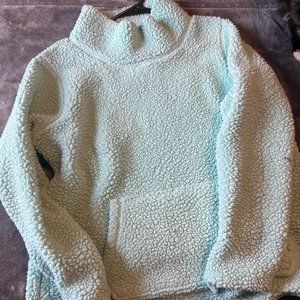 Mint Green Fuzzy Sweater